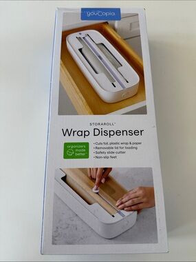 youCopia StoraRoll Wrap Dispenser - White NEW